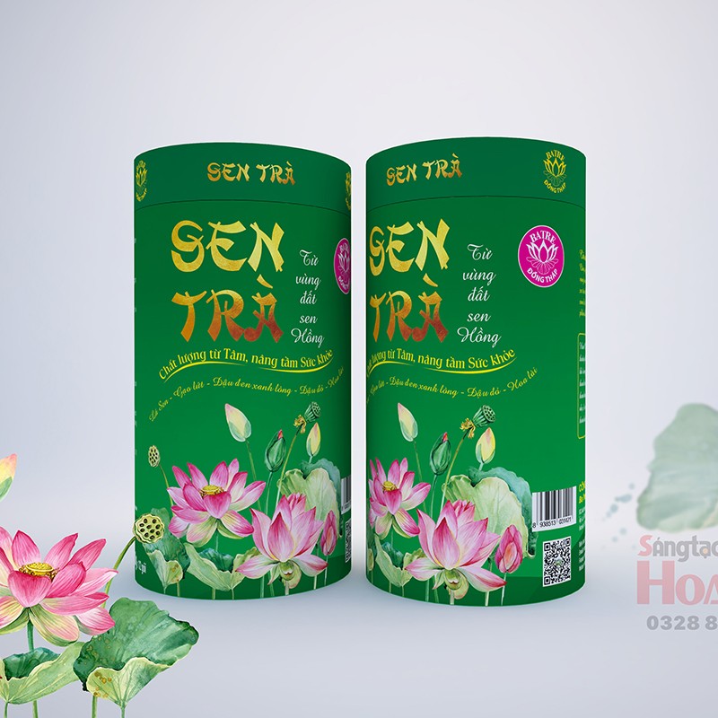 THIẾT KẾ LON SEN TRÀ