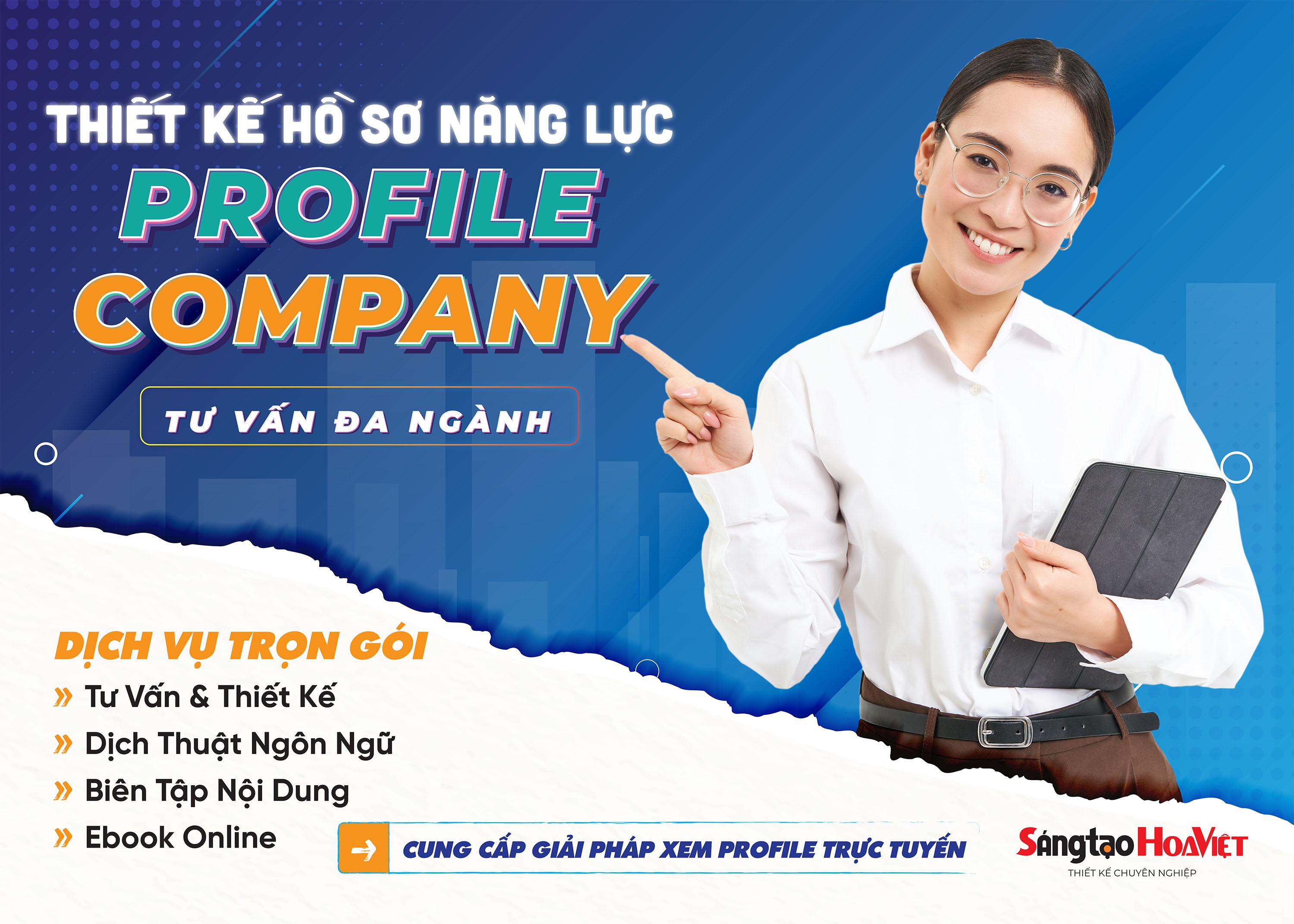 Sáng tạo Hoa Việt - Thiết kế hồ sơ năng lực doanh nghiệp